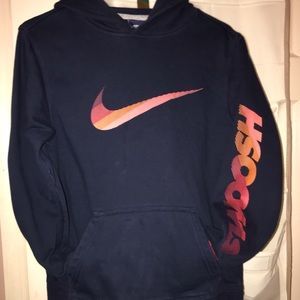 Large Boys Nike Hoodie with Swoosh